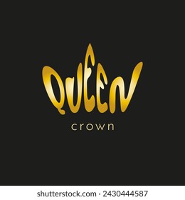 Golden crown for queen etc free luxury elegant award and sympathy gradient vector