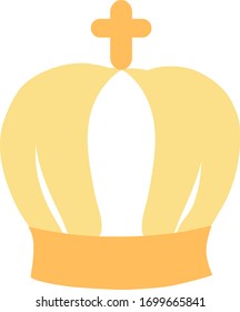 Golden crown for the queen. Golden crown vector