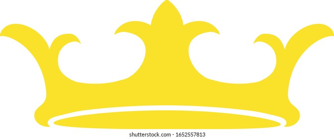 Golden Crown Stencil Eps Stock Vector (Royalty Free) 1652557813 ...