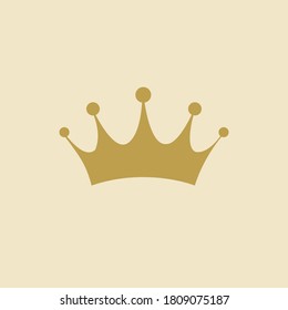 golden crown vector design illustration