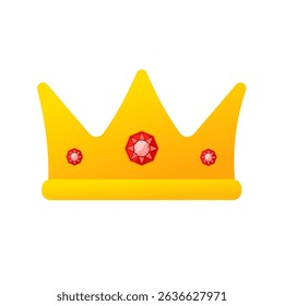 Golden crown – vector illustration