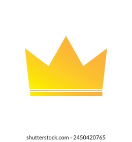 Golden crown vector illustration design