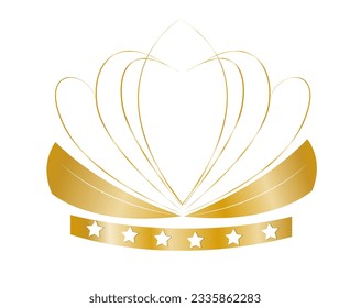 Golden Crown Vector Images for decoration