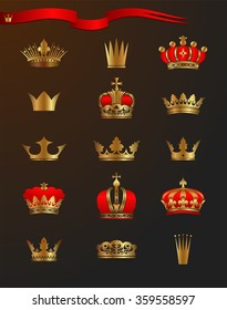 Golden crowns