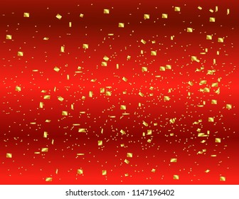 Golden crumb red background