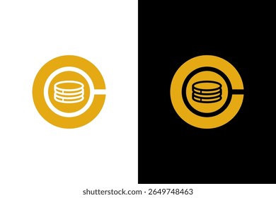 Golden Cryptocurrency Moedas Conceito de finanças digitais