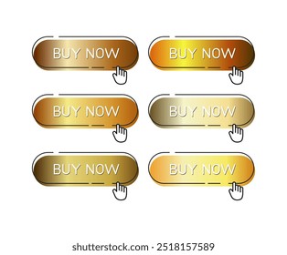 Golden CTA buttons: Buy now.