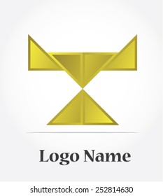 Golden cup logo