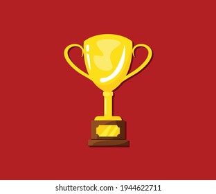 Diseño del vector ganador de la Copa de Oro