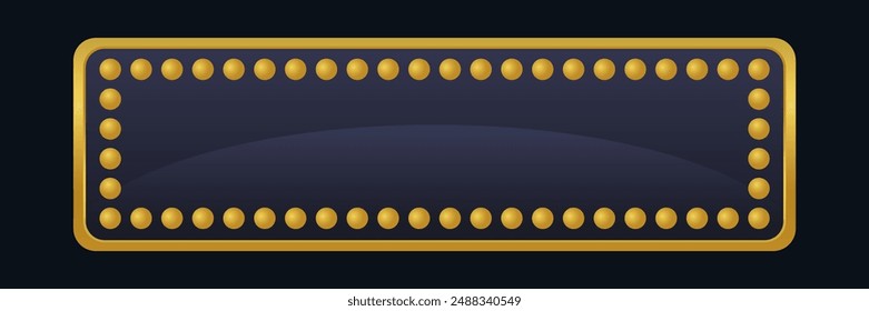 Golden and dark blue CTA template.