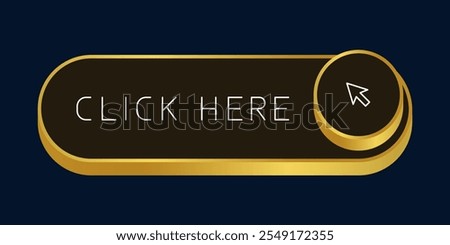 Golden and dark brown CTA button: Click here.