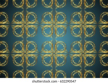 Golden and Dark pattern vintage backgrounds for design.