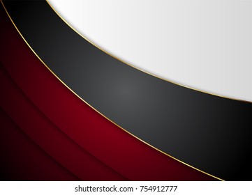 Golden and dark vector background.Blank for message or text.