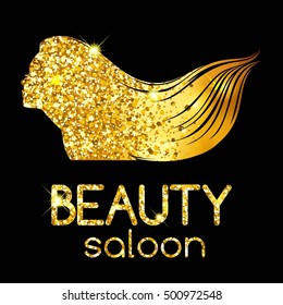 Gold Hair Logo Images Stock Photos Vectors Shutterstock