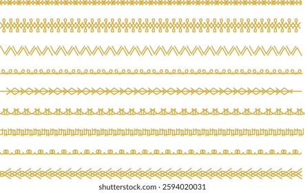 Golden decoration vector illustration material