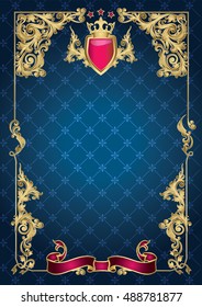 Golden decorative design