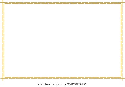golden decorative frame background vector material
