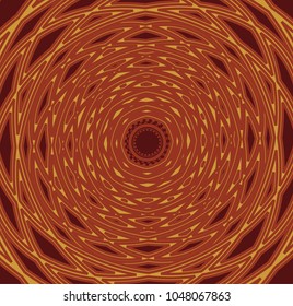 Golden Decorative radial lines pattern background