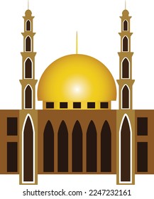 goldene Kuppelmoschee, Vektorgrafik