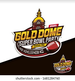 Golden Dome Super Bowl Party