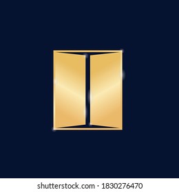 Golden Door Open Logo Design Template