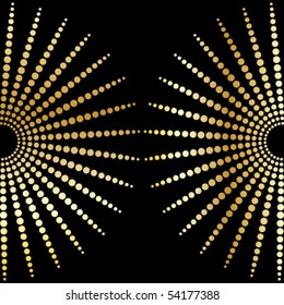 golden dots