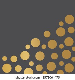 golden dots background- vector illustration