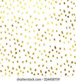 golden dots seamless pattern