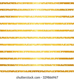 golden dots and stripes seamless pattern