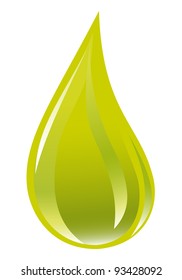 Golden drop of oil