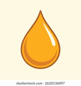 Gota dorada de Vector líquido