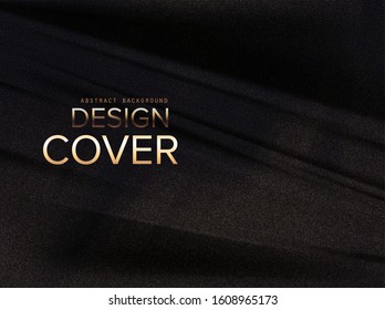 Golden dust. Abstract design. Vector illustration