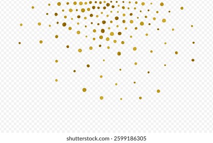 Golden Dust Holiday Vector Transparent Background. Art Dot Background. Yellow Shine Transparent Invitation. Round Festive Pattern. - Powered by Shutterstock - Get 15% off with code: PIKWIZARD15