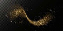 Golden Dust Light Png. Bokeh Light Lights Effect Background. Christmas Glowing Dust Background Christmas Glowing Light Bokeh Confetti And Sparkle Overlay Texture For Your Design.