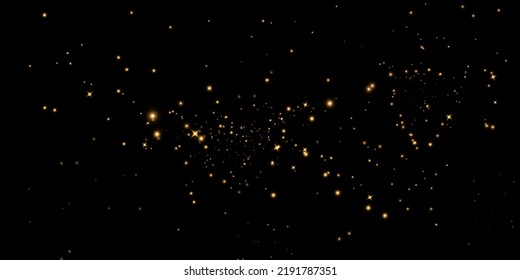 Golden Dust Light Png. Bokeh Light Lights Effect Background. Christmas Glowing Dust Background Christmas Glowing Light Bokeh Confetti And Sparkle Overlay Texture For Your Design.
