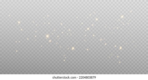 golden dust light png. Bokeh light lights effect background. Christmas glowing dust background Christmas glowing light bokeh confetti and sparkle overlay texture for your design.