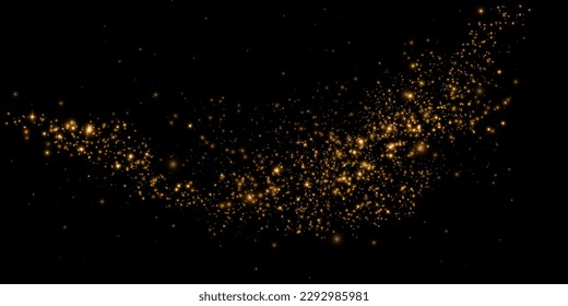 golden dust light png. Bokeh light lights effect background. Christmas glowing dust background Christmas glowing light bokeh confetti and sparkle overlay texture for your design.
