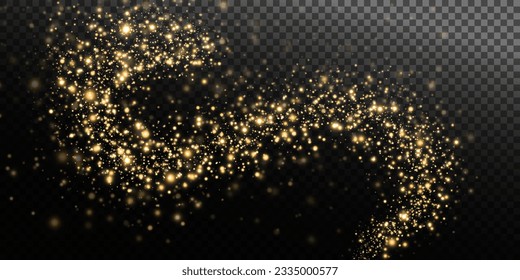 golden dust light png. Bokeh light lights effect background. Christmas glowing dust background Christmas glowing light bokeh confetti and sparkle overlay texture for your design.
