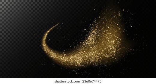 golden dust light png. Bokeh light lights effect background. Christmas glowing dust background Christmas glowing light bokeh confetti and sparkle overlay texture for your design.
