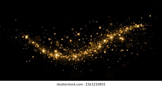 golden dust light png. Bokeh light lights effect background. Christmas glowing dust background Christmas glowing light bokeh confetti and sparkle overlay texture for your design.
