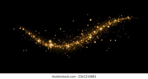 golden dust light png. Bokeh light lights effect background. Christmas glowing dust background Christmas glowing light bokeh confetti and sparkle overlay texture for your design.
