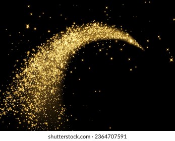 golden dust light png. Bokeh light lights effect background. Christmas glowing dust background Christmas glowing light bokeh confetti and sparkle overlay texture for your design.
