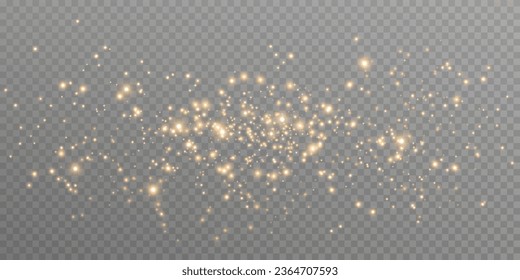 golden dust light png. Bokeh light lights effect background. Christmas glowing dust background Christmas glowing light bokeh confetti and sparkle overlay texture for your design.