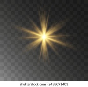  golden dust light png. Bokeh light lights effect background. Christmas glowing dust background Christmas glowing light bokeh confetti and sparkle overlay texture for your design.Transparent yellow su