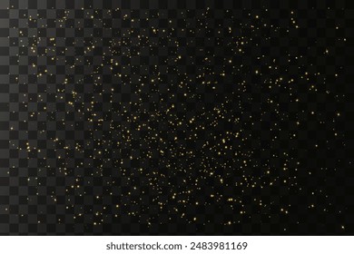 golden dust light png. Bokeh light lights effect background. Christmas glowing dust background Christmas glowing light bokeh confetti and sparkle overlay texture for your design.