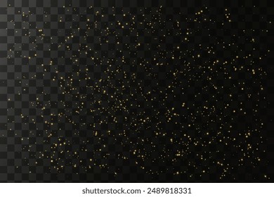 golden dust light png. Bokeh light lights effect background. Christmas glowing dust background Christmas glowing light bokeh confetti and sparkle overlay texture for your design.