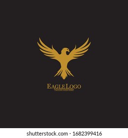 Golden Eagle Logo On Black Background Images Stock Photos Vectors Shutterstock