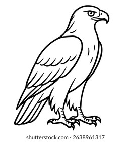 golden eagle vector realistic line icon on white background
Vector line icon animal, wildlife