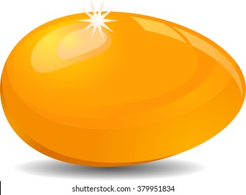 Golden egg vector illustration