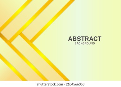 Golden elegant abstract background with lines and space simple style, vector illustration eps file